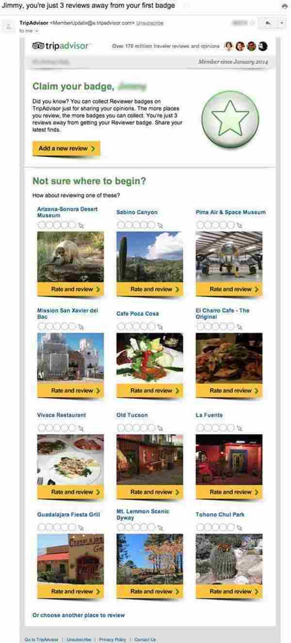 看旅游社区TripAdvisor如何做邮件营销（上）