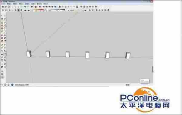 SketchUp怎么快速复制图形?