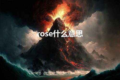 rose什么意思（中文是什么意思）