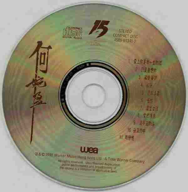 何婉盈.1992-爱上你是我一生的错【华纳】【WAV+CUE】