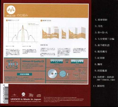 陈慧娴《归来吧》头版限量编号MQA-UHQ[低速原抓WAV+CUE]