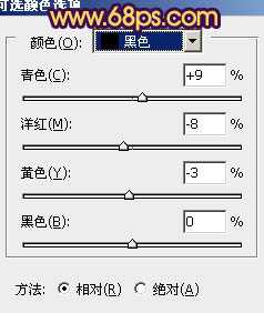 Photosho将树林情侣图片调成灿烂的橙红