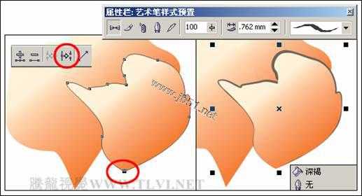 CorelDRAW(CDR)设计绘制美女诉衷情工笔画实例教程