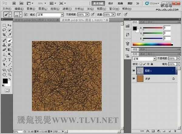 Photoshop CS5百变画笔之皮革质感挂件