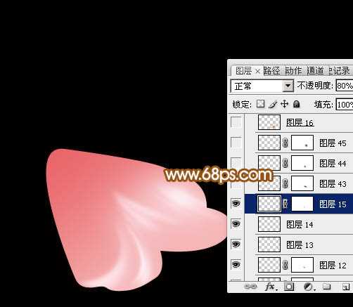 PS鼠绘超漂亮金边牡丹花