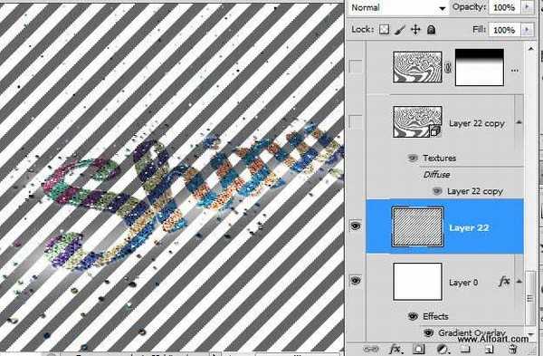 PS制作绚丽的闪光粒子字体特效