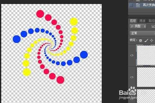 photoshop简单制作漂亮的多彩螺旋效果