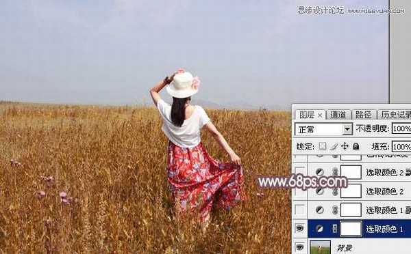 使用Photoshop调出逆光紫色效果的外景人像图文教程