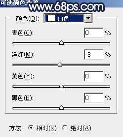 Photoshop调制出深秋暗蓝色树林中的人物图片