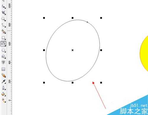 CDR中3点椭圆工具使用方法介绍