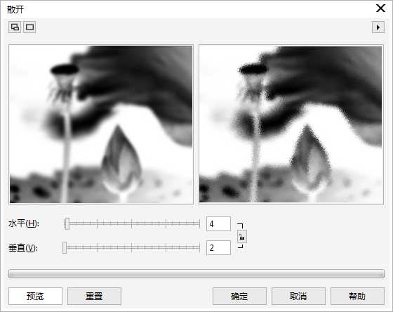 cdr将真实照片处理成写意水墨画效果