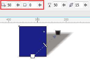 CorelDRAW阴影工具制作由浅到深的阴影
