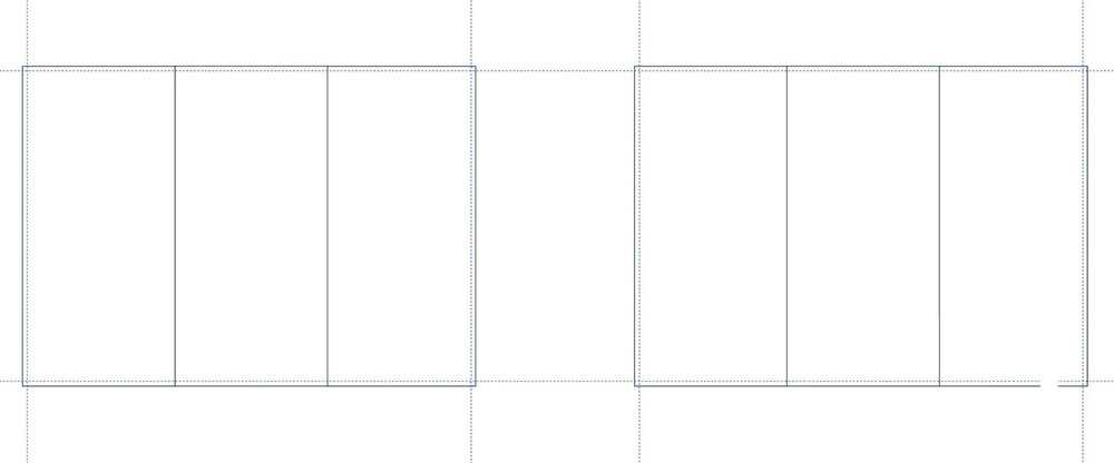 cdr怎么制作三折页？cdrX6制作三折页模板教程
