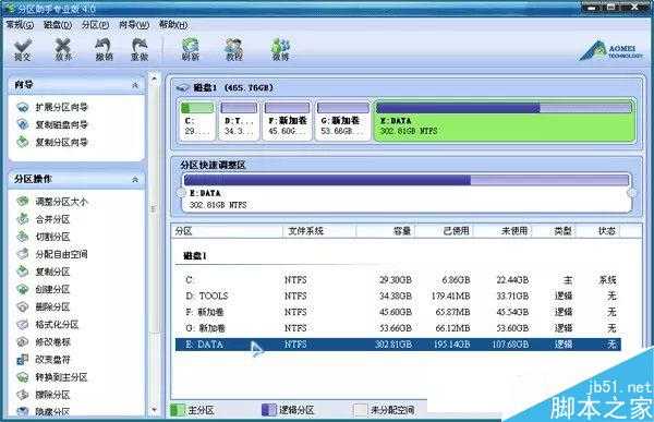 怎样调整电脑分区大小 分区助手无损调整分区大小图文教程